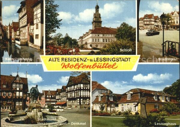 Wolfenbuettel Schloss Lessinghaus Herzog-August-Denkm