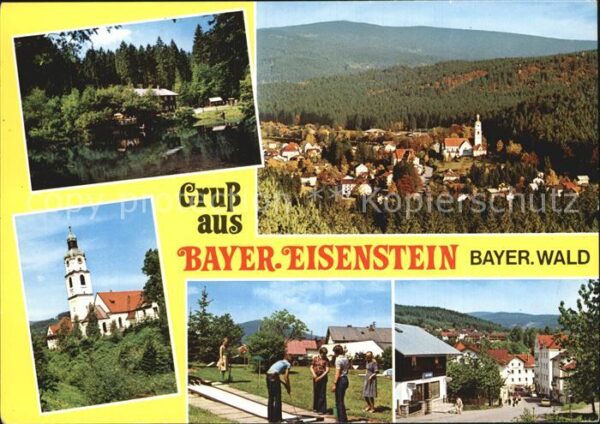 Bayerisch Eisenstein Fliegeraufnahme Minigolf