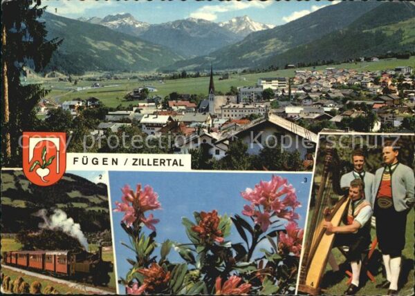 Fuegen Zillertalbahn Sterntrio mit Harfe