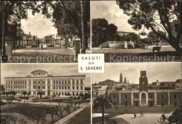 San Severo Villa Comunale Giardini Pubblici Piazza