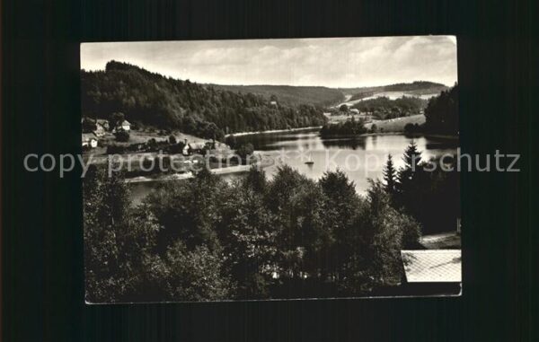Tschechische Republik Pastviny Partie am See