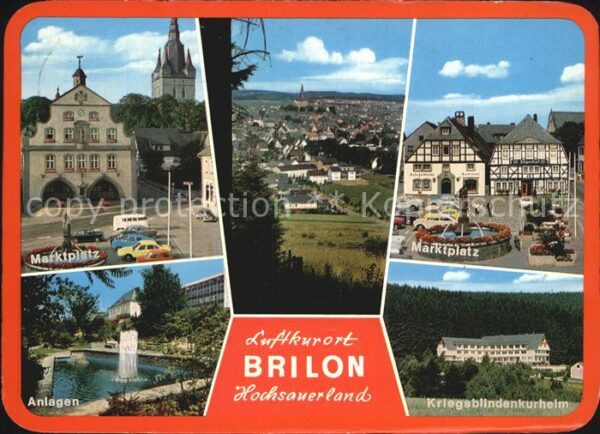 Brilon Marktplatz Anlagen Kriegsblindenkurheim