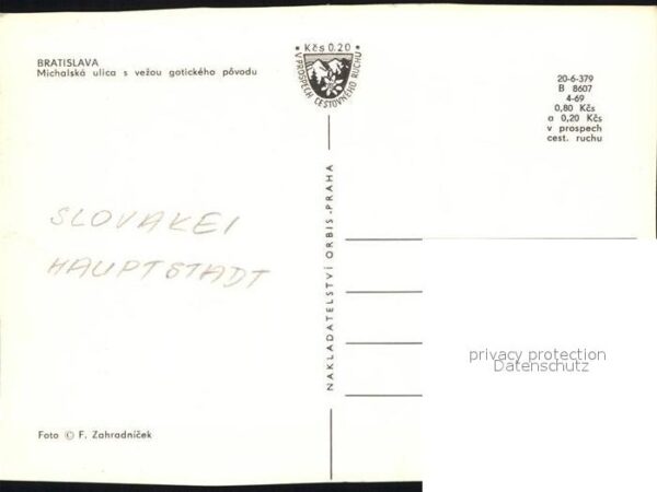 Bratislava Pressburg Pozsony Michalska Ulica – Bild 2