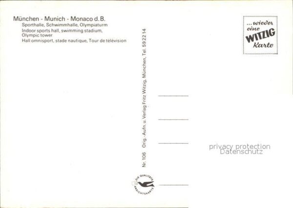 Olympia München Sporthalle Schwimmhalle Olympia – Bild 2