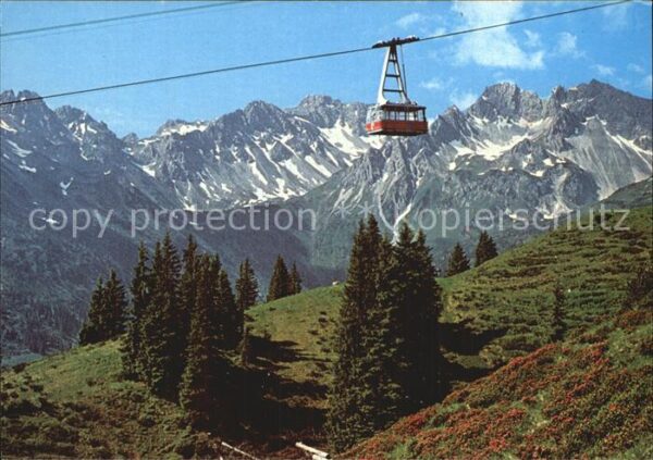Seilbahn Fellhorn Oberstdorf Birgsautal