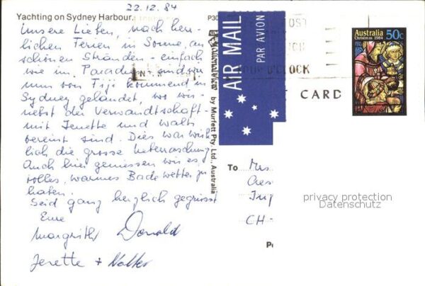 Segelboote Yachting Sydney Harbour – Bild 2