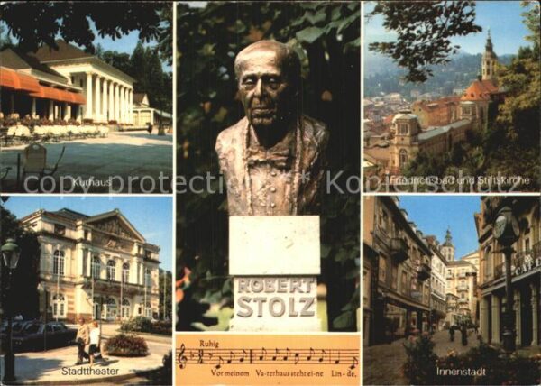 Komponist Robert Stolz Baden-Baden  Kurhaus Stadt