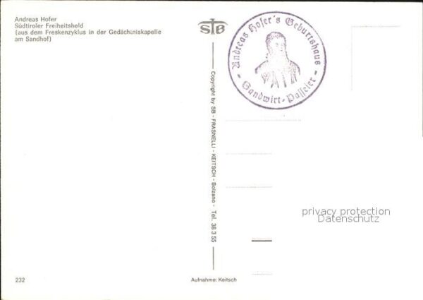 Hofer Andreas Freskenzyklus Gedächtniskapelle Sandhof – Bild 2