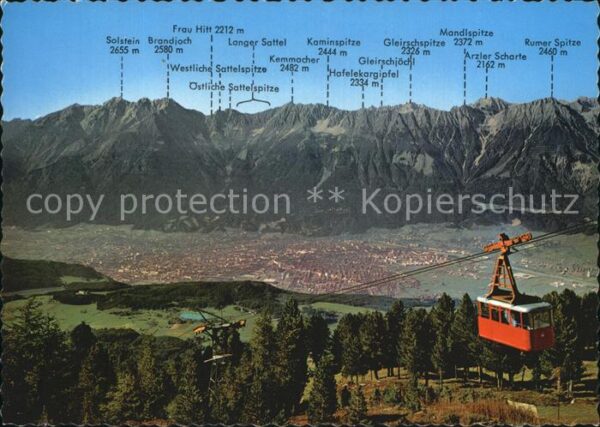 Seilbahn Patscherkofel Innsbruck Nordkette