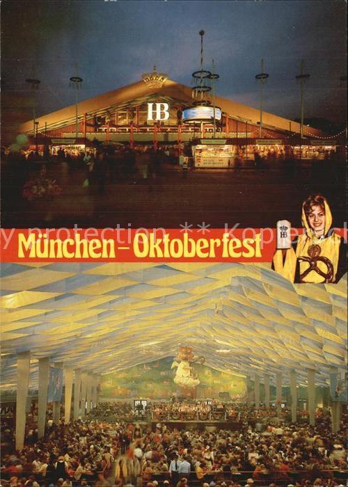 Oktoberfest München Hofbräu-Festzelt Münchner Kindl