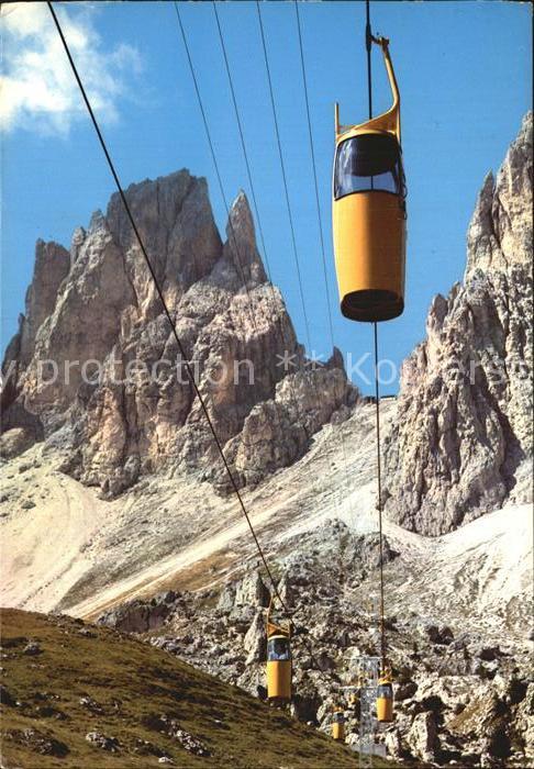 Seilbahn Dolomiti Ovovia alla Forcella Sassolung