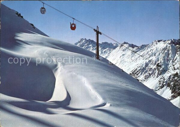 Seilbahn Silvretta Ski Arena Ischgl Paznauntal