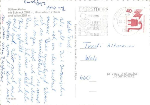 Sessellift Söllereck Schneck Himmelhorn Wilde – Bild 2