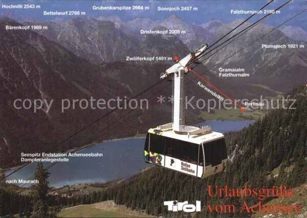 Seilbahn Achensee Rofangebirge