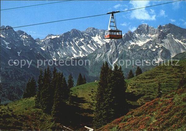 Seilbahn Fellhorn Oberstdorf Birgsautal
