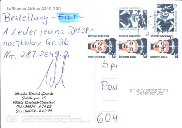 Lufthansa Airbus A310-200 – Bild 2