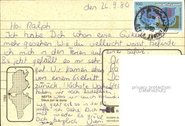 Kamel  Camel Chameau Nefta Deux sur la Dune – Bild 2