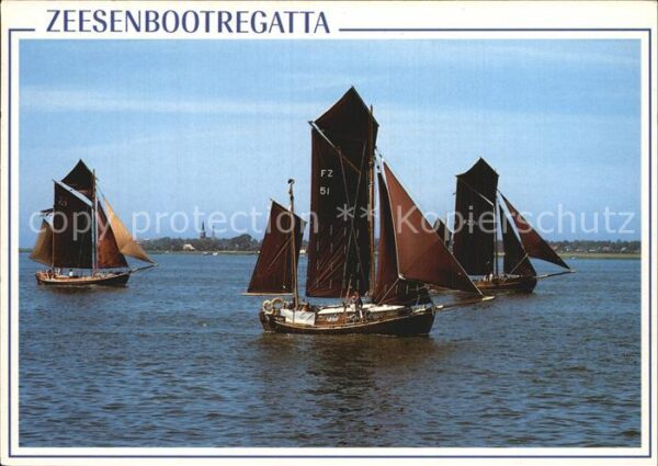 Segelboote Zeesenbootregatta