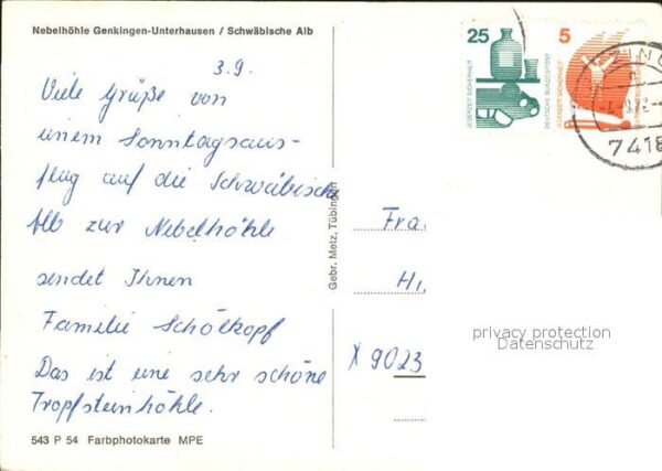 Hoehlen Caves Grottes Nebelhöhle Genkingen-Unterhausen – Bild 2