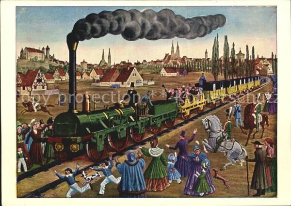 Lokomotive Erste Deutsche Eisenbahn von Nürnberg n