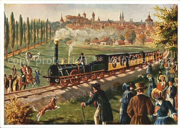 Lokomotive Erste Deutsche Eisenbahn Nürnberg Fürth