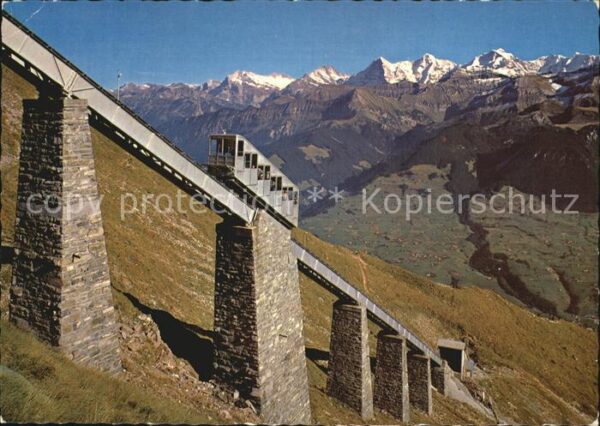 Zahnradbahn Niesenbahn Hegernalpviadukt Wetterhorn