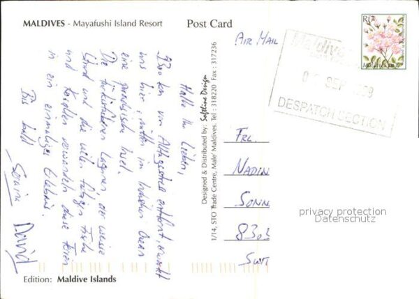 Segelboote Maldives Malediven – Bild 2