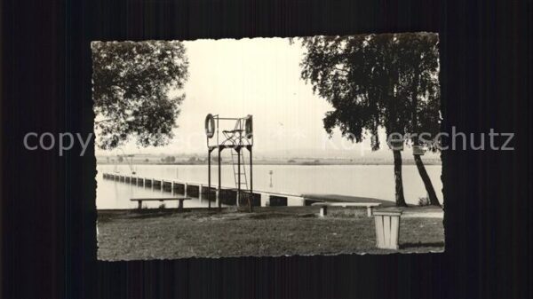 Schildau Seebad Seebrücke