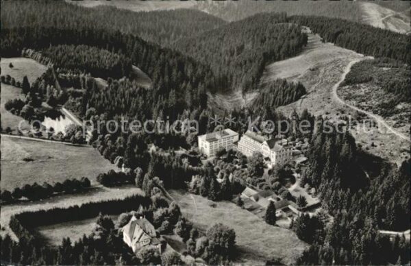 Clausthal-Zellerfeld Johanneser Kurhaus Fliegeraufnahme