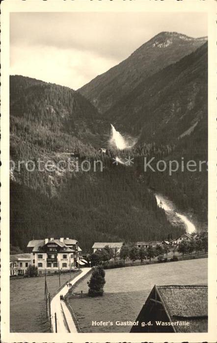 Salzburg Oesterreich Hofers Gasthof und Pension Krimmlerfäll