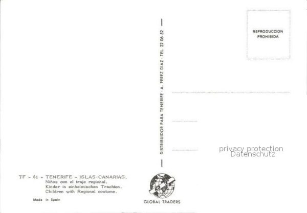 Tenerife Kinder in einheimischen Trachten – Bild 2