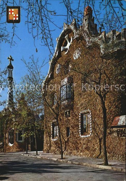 Barcelona Cataluna Obras de Gaudi Entrada al Parque Güell