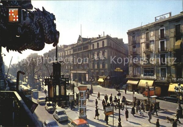 Barcelona Cataluna Ramblas Fachada principal del Gran Teat