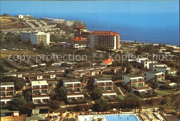 Gran Canaria Vista parcial San Agustin Fliegeraufnah