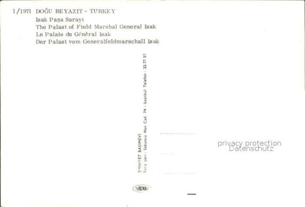 Dogubeyazit Isak Pasa Sarayi – Bild 2