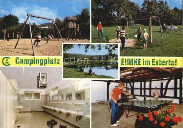 Extertal Campingplatz Eimke Spielplatz Sanitärra