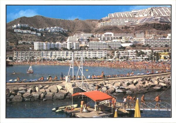 Puerto Rico Gran Canaria Teilansicht Strand