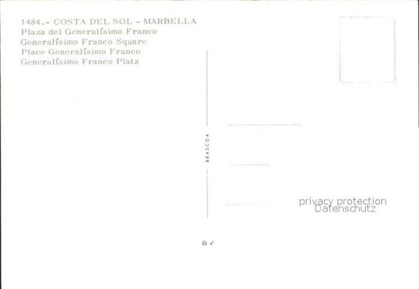 Marbella Andalucia Plaza del Generalisimo Franco – Bild 2