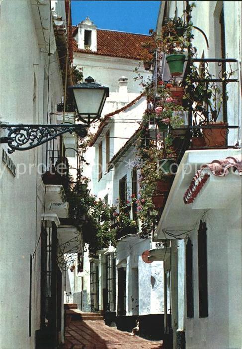 Marbella Andalucia Calle tipica