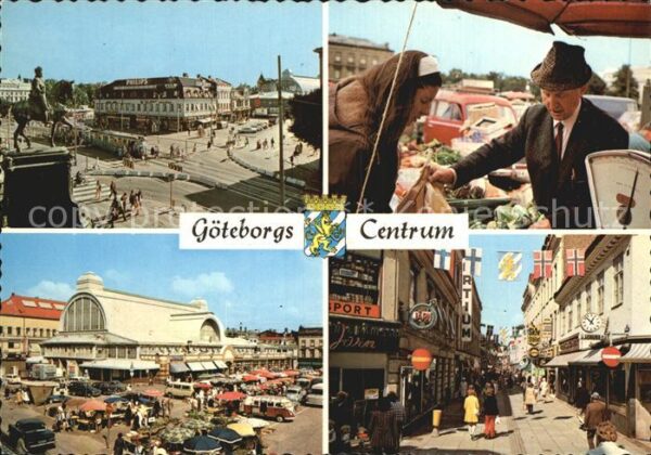 Goeteborg Centrum Markt Strassenpartie