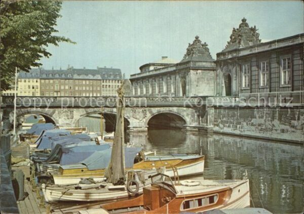 Kobenhavn Marmorbrücke Bootsliegeplatz