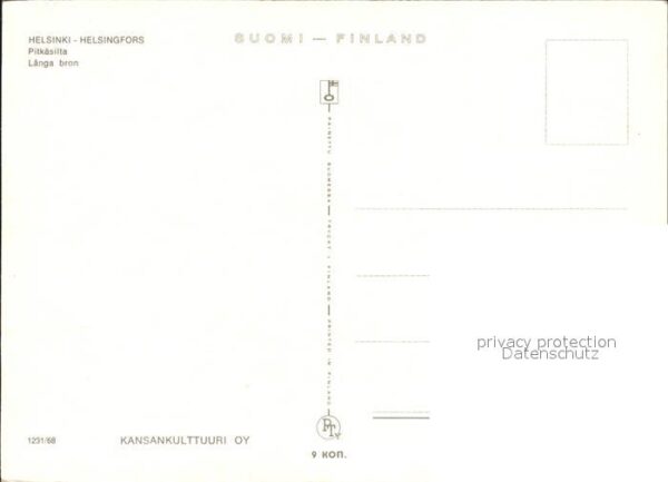 Helsinki Pitkäsilta Langa bron – Bild 2