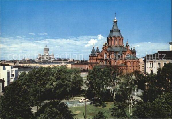 Helsinki Uspenski Kathedrale mit Dom