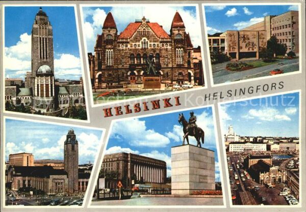Helsinki Kallion kirkko Kansallisteatteri Kauppa