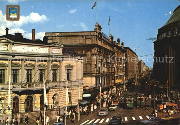 Helsinki Altes Studentenhaus und Alexanderstrass