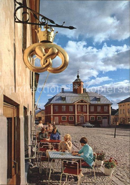 Borga Porvoo Altes Rathaus Museum Strassencafe