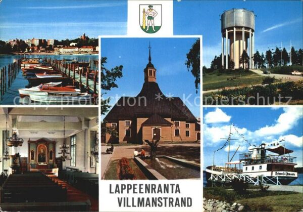 Lappeenranta Bootsliegeplatz Kirche Inneres Villmans