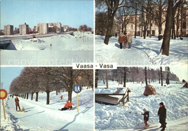 Vaasa Teilansicht Schloss Allee