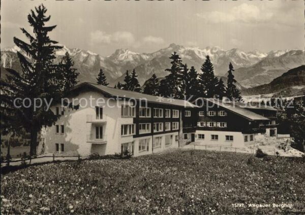 Sonthofen Oberallgaeu Allgäuer Berghof mit Alpe Eck