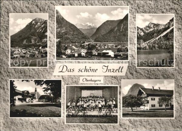 Inzell  Teilansichten Panorama Musikverein